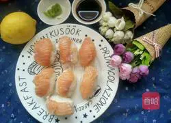 Salmon sushi recipe 4