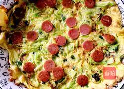 Zucchini, ham and egg pancake recipe 4