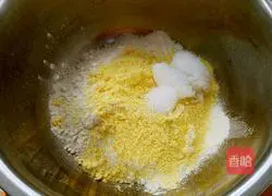 Coconut Illustration of how to make fragrant corn cakes 1