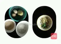 Illustration of how to make potato shredded oatmeal egg pancake roll 1