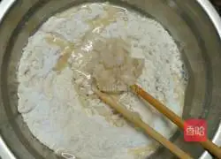 Illustration of how to make mung bean cake 3