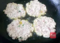 Illustration of how to make tofu patties 4