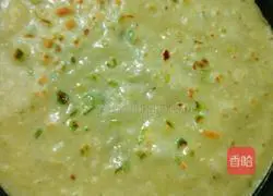 Illustration of how to make green onion and egg pancakes 9