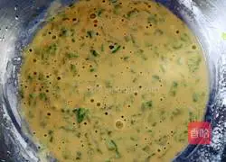 Illustration of how to make bitter melon omelette 10