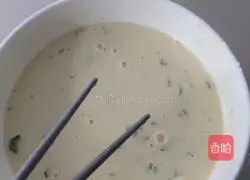 Illustration of how to make egg pancakes 2