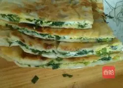 Illustration of how to make chive egg pancake 15