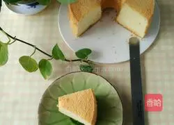Illustration of how to make eight-inch fresh milk chiffon cake 20