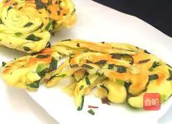 Illustration of how to make leek pancakes 14