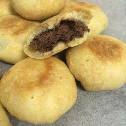 Red bean shortbread (oven version)