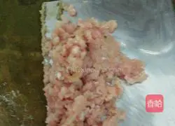 Illustration of how to make thorn-horned lean meat pie 4