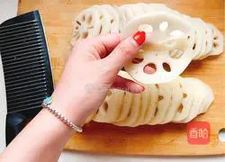 Fried lotus root cake recipe 2
