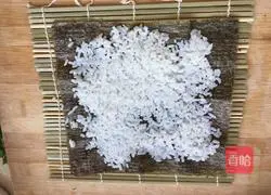 Ham Illustration of how to make sushi 2