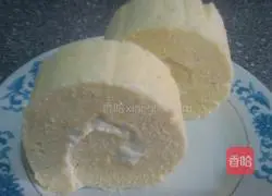 Illustration of how to make cream cake roll 11