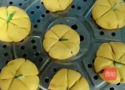 Q How to make pumpkin cake (glutinous rice noodles) Illustration 9