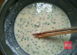 Illustration of how to make vegetable pancakes 7