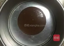 Illustration of how to make marble chiffon cake 15