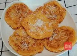 Illustration of how to make fried pumpkin cake 7