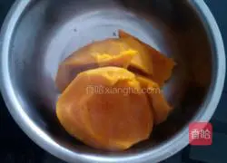 Pumpkin glutinous rice cake recipe 1
