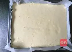 Illustration of how to make meat floss and green onion cake rolls 12