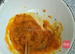 Illustration of how to make pumpkin cake 3