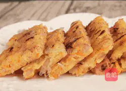 Illustration of how to make potato pancakes for babies over 2 years old 11