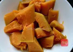 Pumpkin glutinous rice cake recipe illustration 5