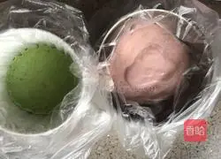 Vegetable juice rice Illustration of how to make cakes 2