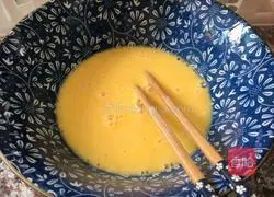 Illustration of how to make Tibetan tea, carrot and egg pancakes 3