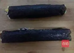 Illustration of how to make sushi 8