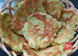 Illustration of how to make fried watermelon and potato cakes 7