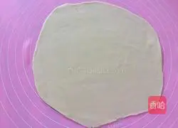 Illustration of how to make milky sesame hand-shredded pancakes (pan version) 7