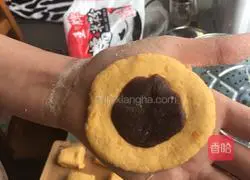 Illustration of how to make sweet potato bean paste cake 5