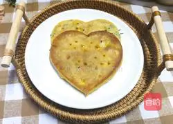 Corn and Egg Love Cake Illustration of how to do it 7