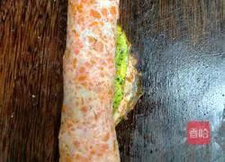 Illustration of how to make two-color breakfast cake 7