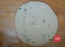 Green onion cake.Illustration of how to make it 6