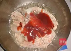 Illustration of how to make tomato salmon bone with sushi daikon 1