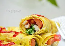 Illustration of how to make breakfast egg burritos 13