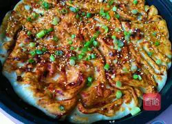 Illustration of making sauce-flavored pancakes 22