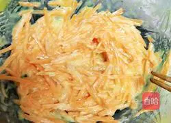 Baby food supplement carrot and egg pancake recipe 4