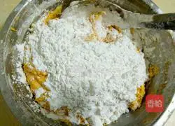 Illustration of how to make pumpkin cake (electric pancake version) 7