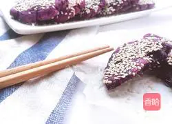 Purple Sweet Potato Glutinous Rice Cake Recipe Illustration 6