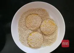 Illustration of how to make pan-fried pumpkin cake 5