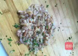 Chives Illustration of how to make seafood pancake 3