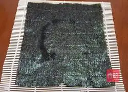 Illustration of how to make sushi 6