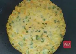 Illustration of how to make leek and meat pancakes 3