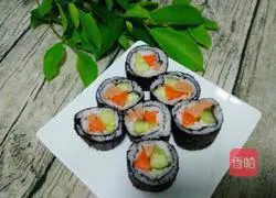 Illustration of home-cooked sushi 11