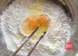Illustration of how to make homemade pancakes 1
