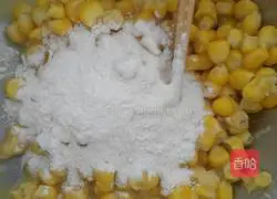 Corn egg Illustration of how to make cakes 1