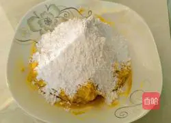 Illustration of how to make sweet potato cheese cake 5