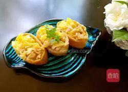 Illustration of how to make sushi 8